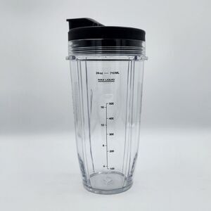 Ninja Nutri 24oz REPLACEMENT TO GO CUP with spout LID for Duo Blender BL642